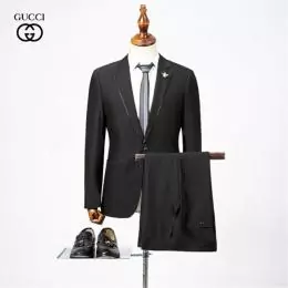 gucci deux pieces costumes manches longues pour homme s_b37652